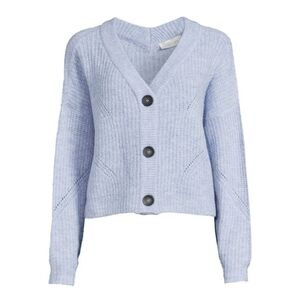 RD Style‎ Women's Cropped Button Front Cardigan Sweater Size Large